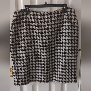 Black and white skirt